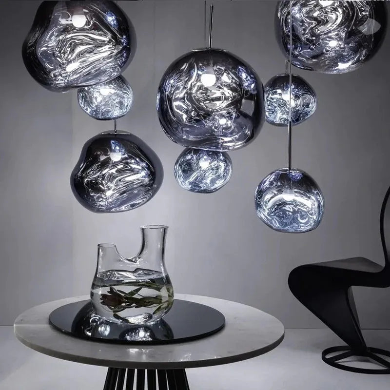 Melt-Style LED Pendant Light – Modern Indoor Ceiling Fixture