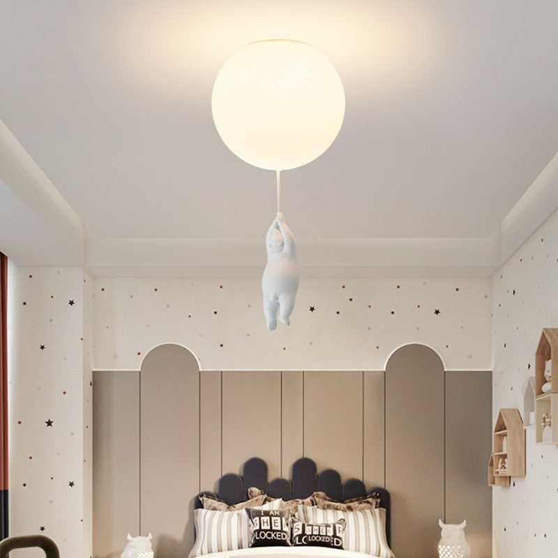 Bear-Shaped Balloon Pendant Light – Fun Ceiling Lighting