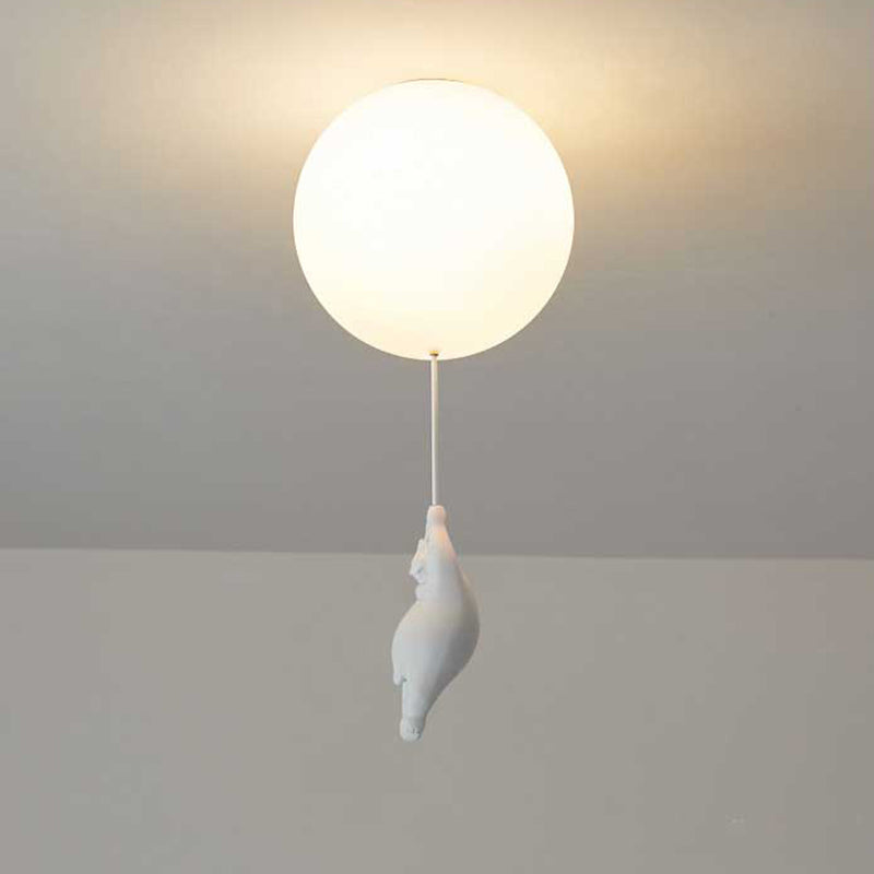 Bear-Shaped Balloon Pendant Light – Fun Ceiling Lighting