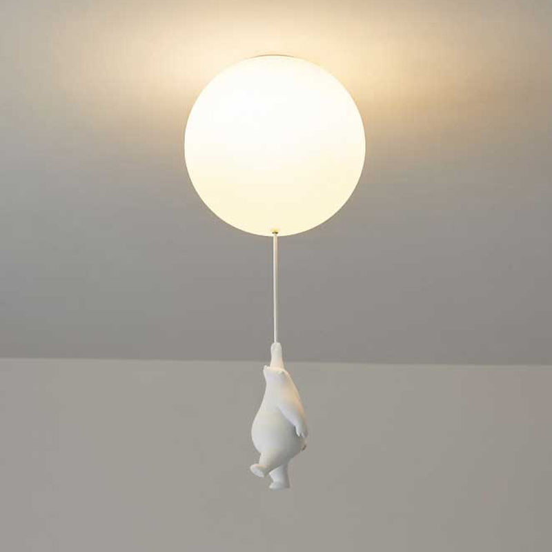 Bear-Shaped Balloon Pendant Light – Fun Ceiling Lighting
