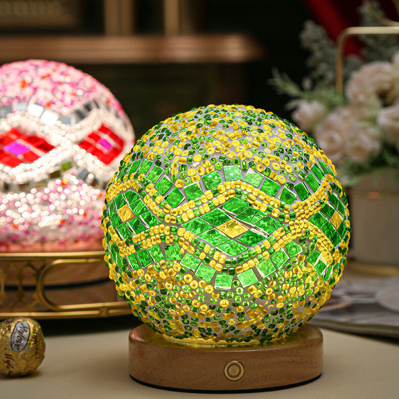 Modern Lamp with Boho Elements | Decorative Accent Table Lamp