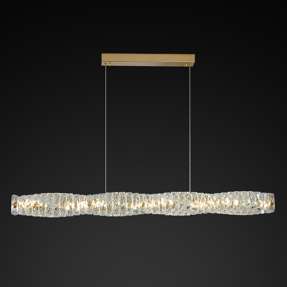LED Crystal Pendant Light – Sleek Contemporary Design