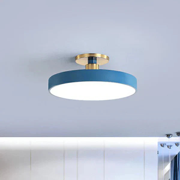 Scandinavian Style Flush Mount LED Ceiling Light | Acrylic Round Ceiling Lamp