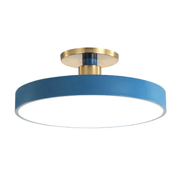 Scandinavian Style Flush Mount LED Ceiling Light | Acrylic Round Ceiling Lamp