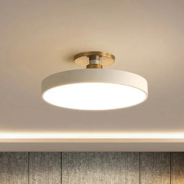 Scandinavian Style Flush Mount LED Ceiling Light | Acrylic Round Ceiling Lamp