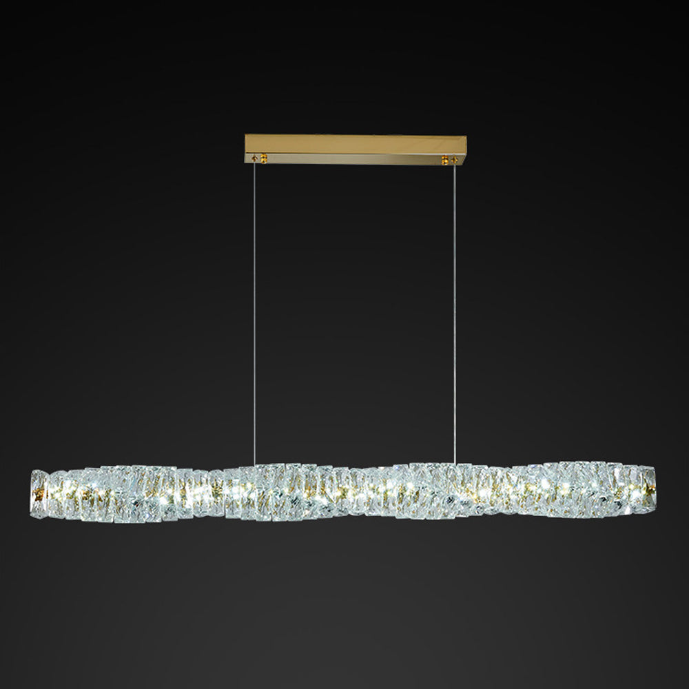 LED Crystal Pendant Light – Sleek Contemporary Design