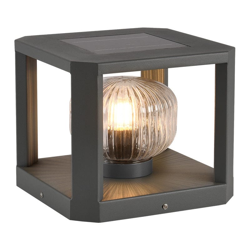 Outdoor Solar Pillar Lamp – LED Light Fixture