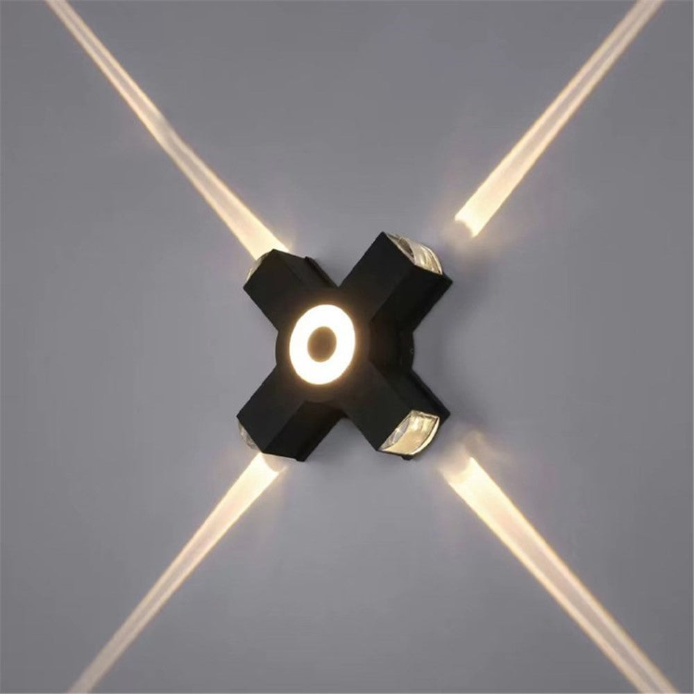 Minimalist Outdoor Wall Lamp – Modern Multi-Head Design