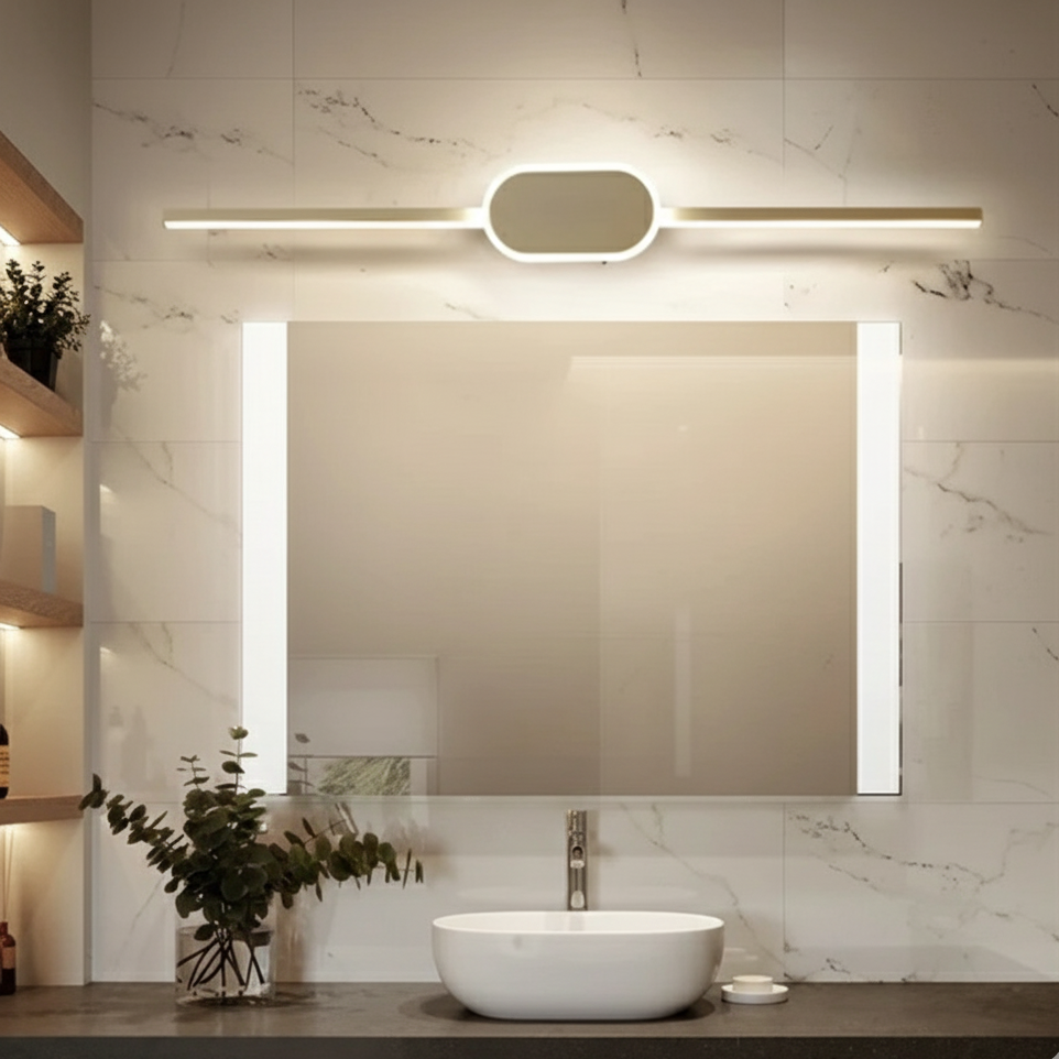 Minimalist LED Wall Sconce – Linear Design Bathroom and Bedroom Light