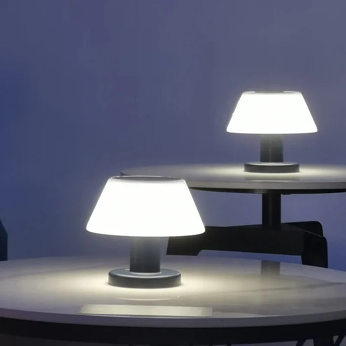 Solar-Powered LED Table Lamp