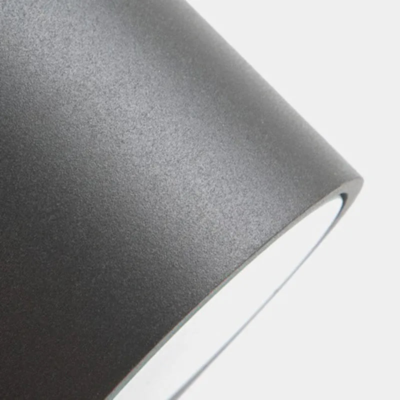 Black Minimalist Metal Outdoor Wall Light – Modern Light Fixture