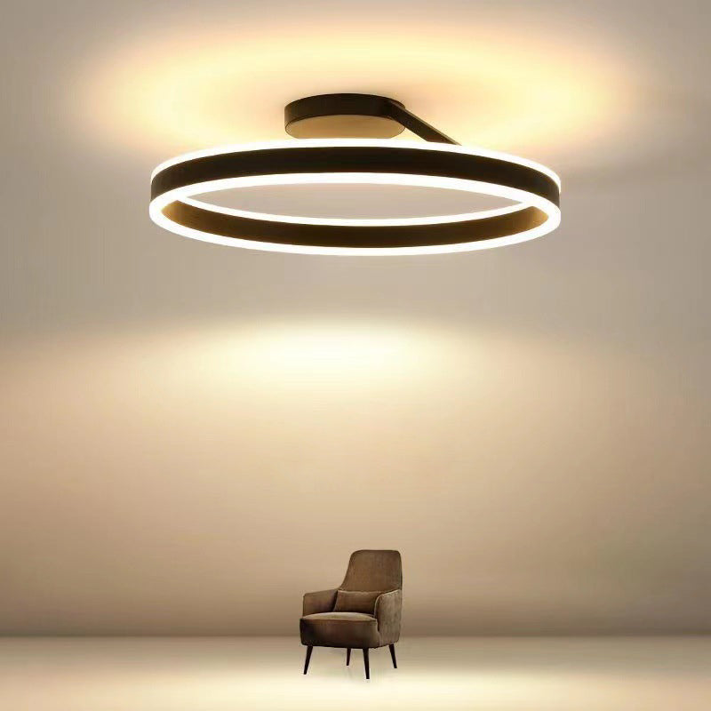 Modern Circle Flush Mount Ceiling Light – Stylish Lighting Fixture