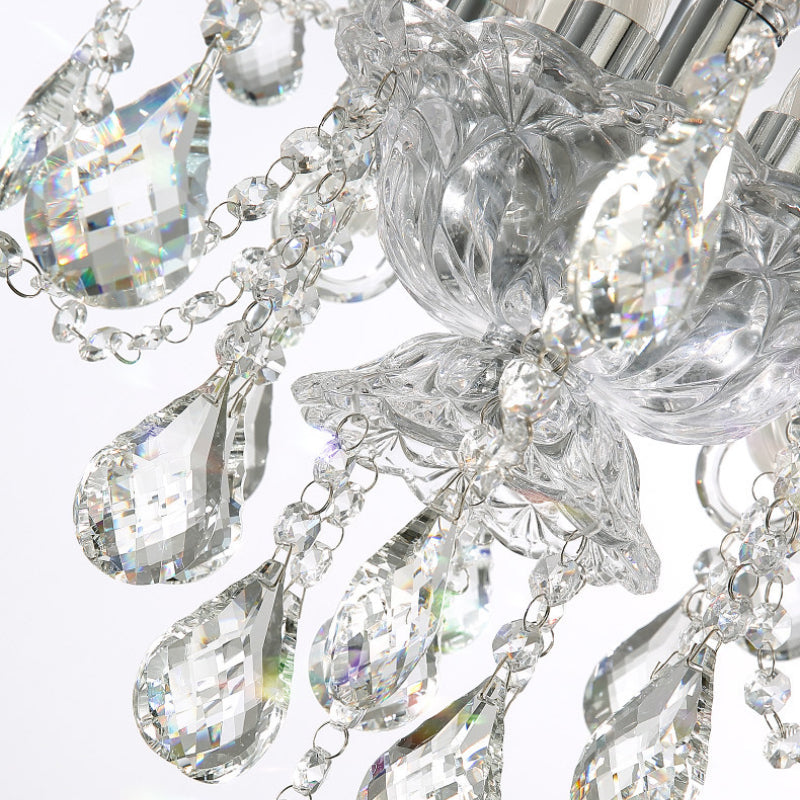 French-Style Crystal Chandelier – Glamorous Indoor Lighting