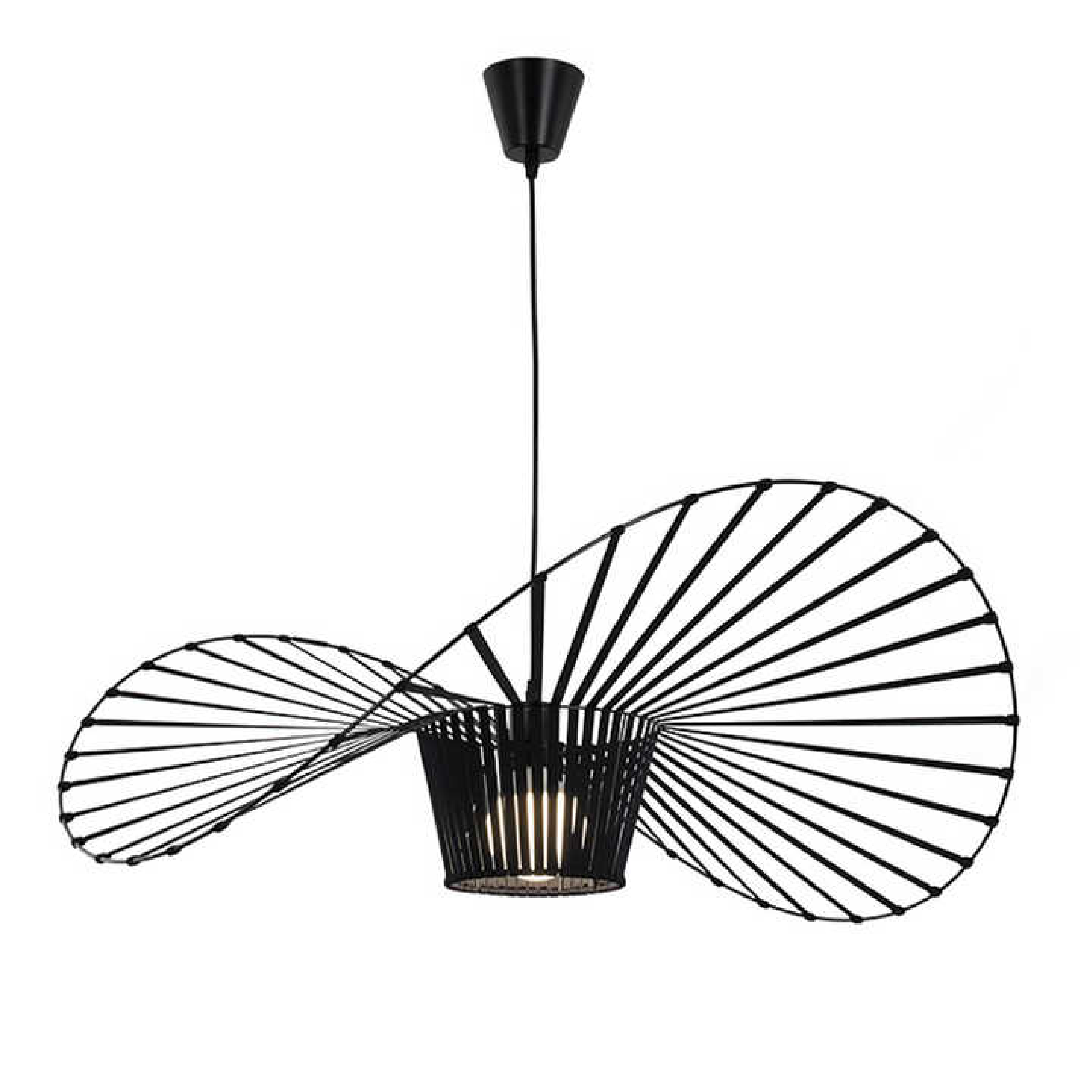 Vintage-Hat Style Pendant Light