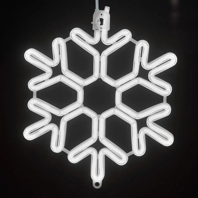 Magical LED Snowflake Christmas Lights | Festive Party Decoration