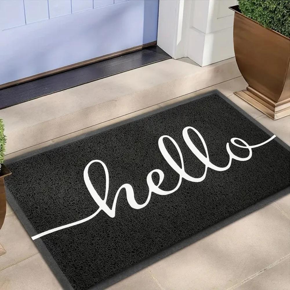 Warm Greeting Modern Doormat