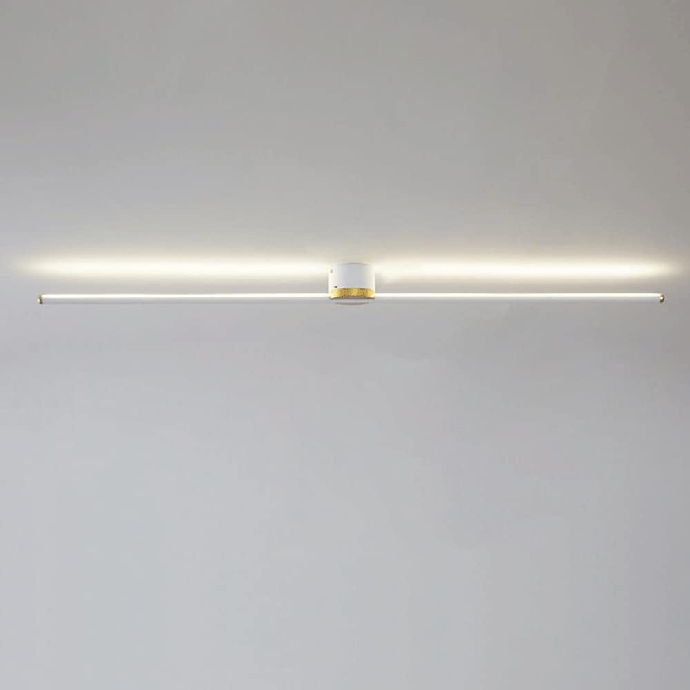 Slim Flush Mount LED Ceiling Light – Modern Linear Design