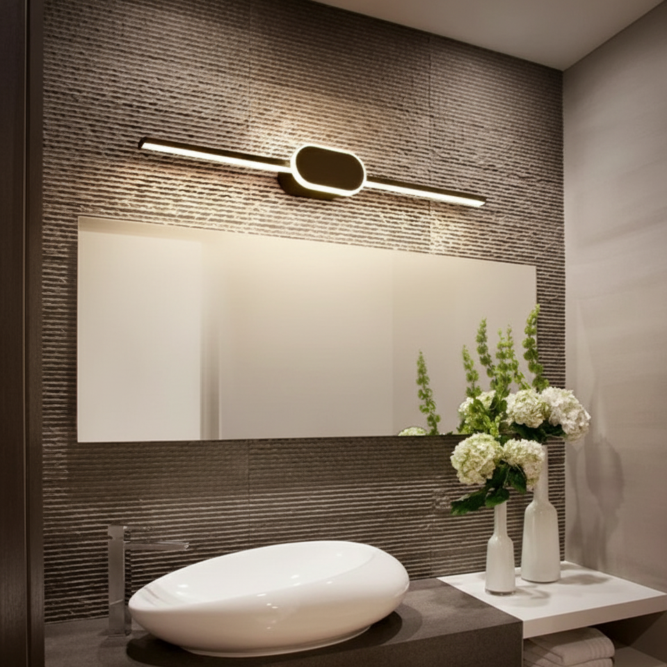 Minimalist LED Wall Sconce – Linear Design Bathroom and Bedroom Light