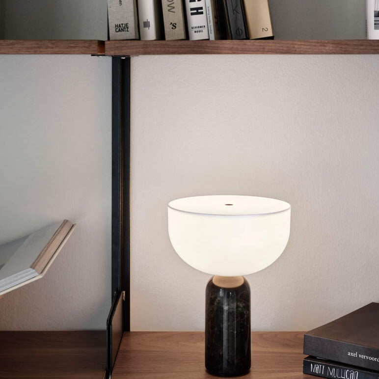 Modern Semi-Round LED Table Lamp