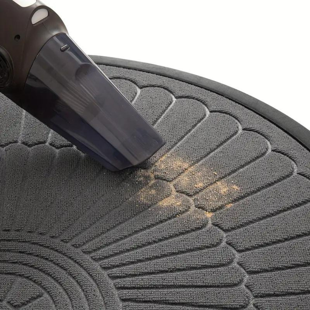 Semi-Circular Welcome Mat