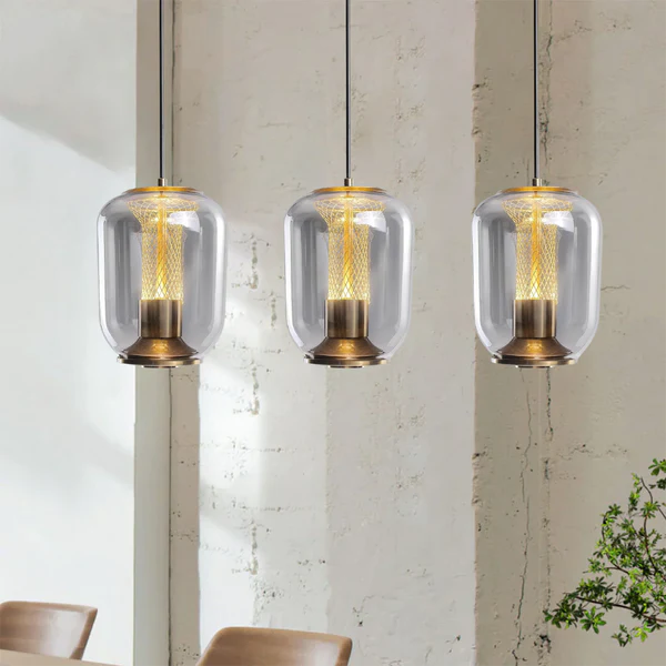 Stylish Savannah Pendant Lights – Glass & Metal Design