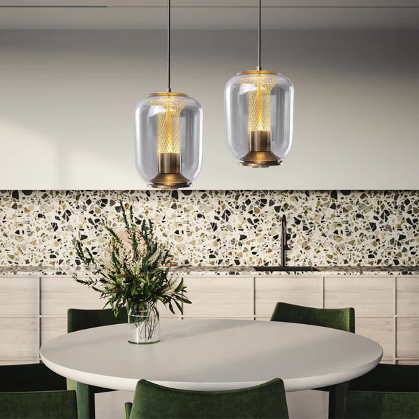 Stylish Savannah Pendant Lights – Glass & Metal Design