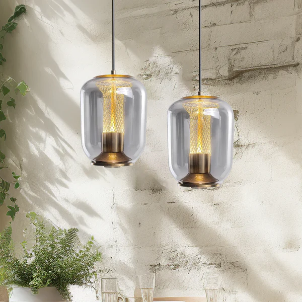 Stylish Savannah Pendant Lights – Glass & Metal Design