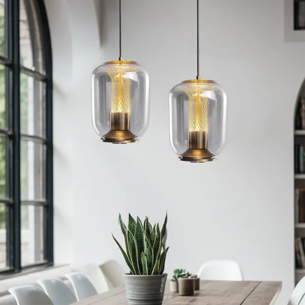 Stylish Savannah Pendant Lights – Glass & Metal Design
