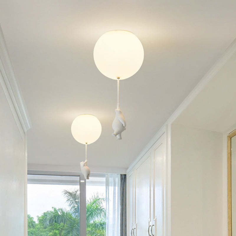 Bear-Shaped Balloon Pendant Light – Fun Ceiling Lighting