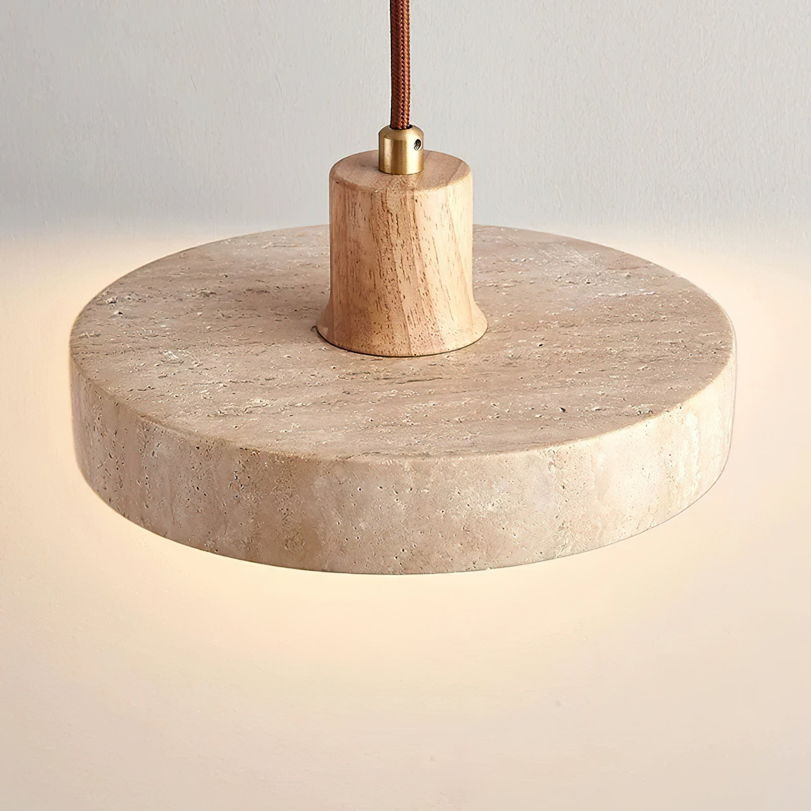 Compact Vintage-Style Pendant Light | Wabi-Sabi Accent