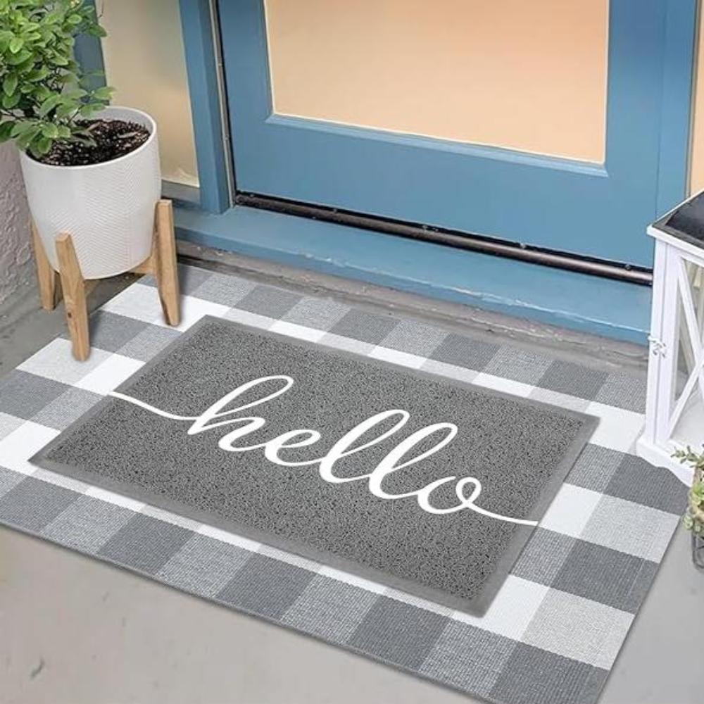 Warm Greeting Modern Doormat