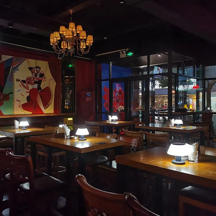 Solar-Powered LED Table Lamp