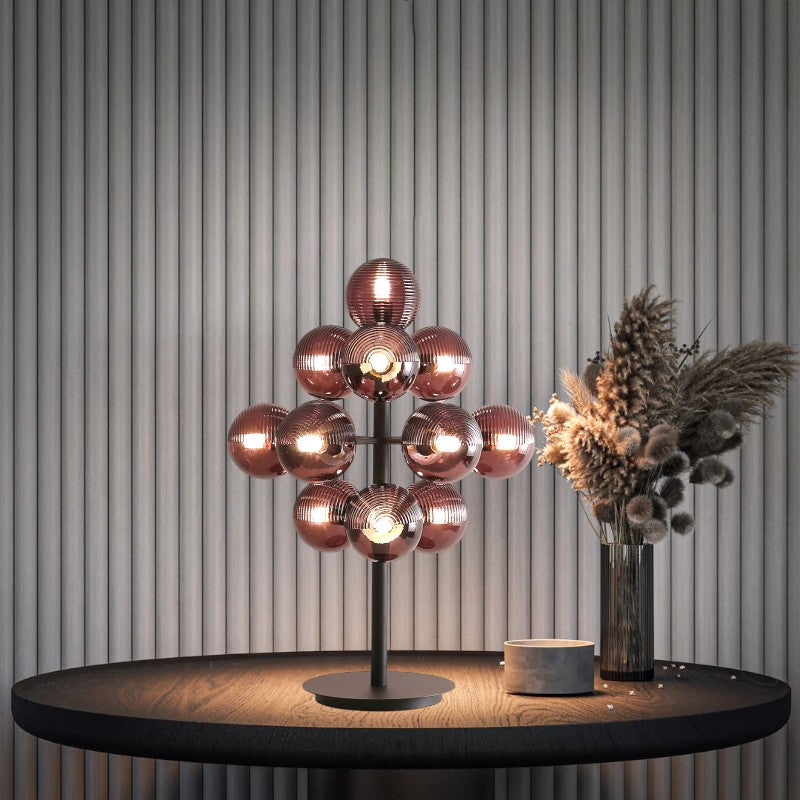Grapes-Shape Table Lamp | Deep Black Shade
