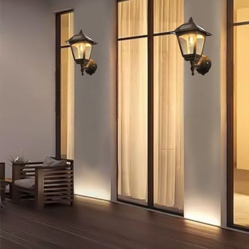 Classic Wireless Solar Wall Light | Set of 2