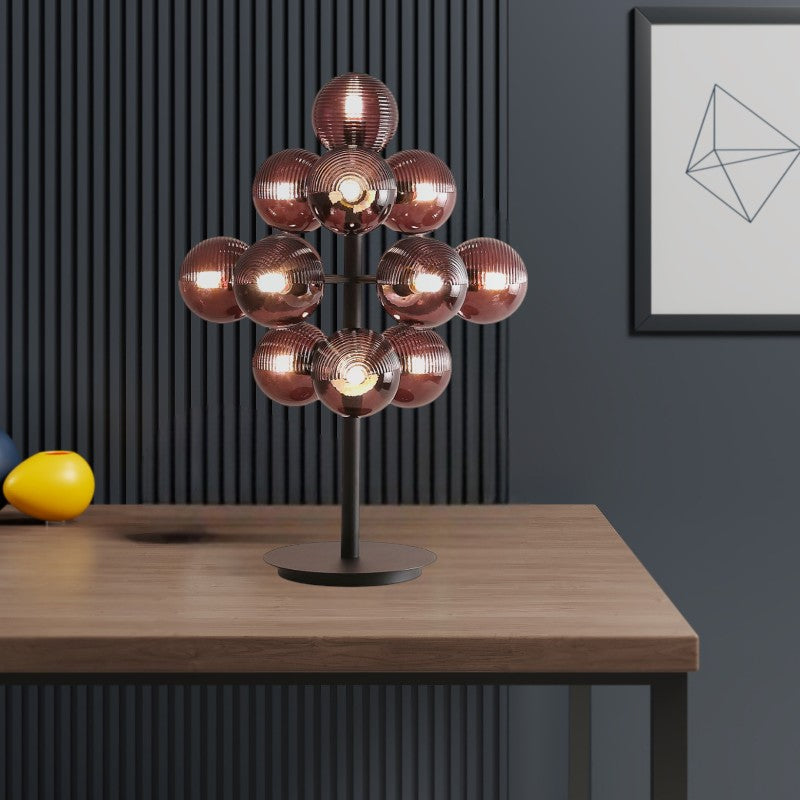 Grapes-Shape Table Lamp | Deep Black Shade