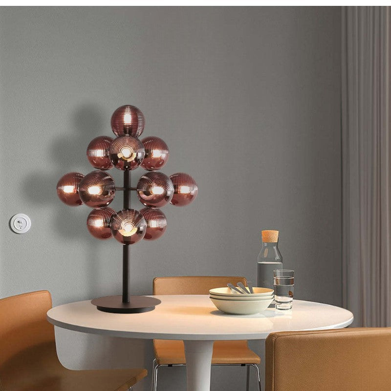 Grapes-Shape Table Lamp | Deep Black Shade