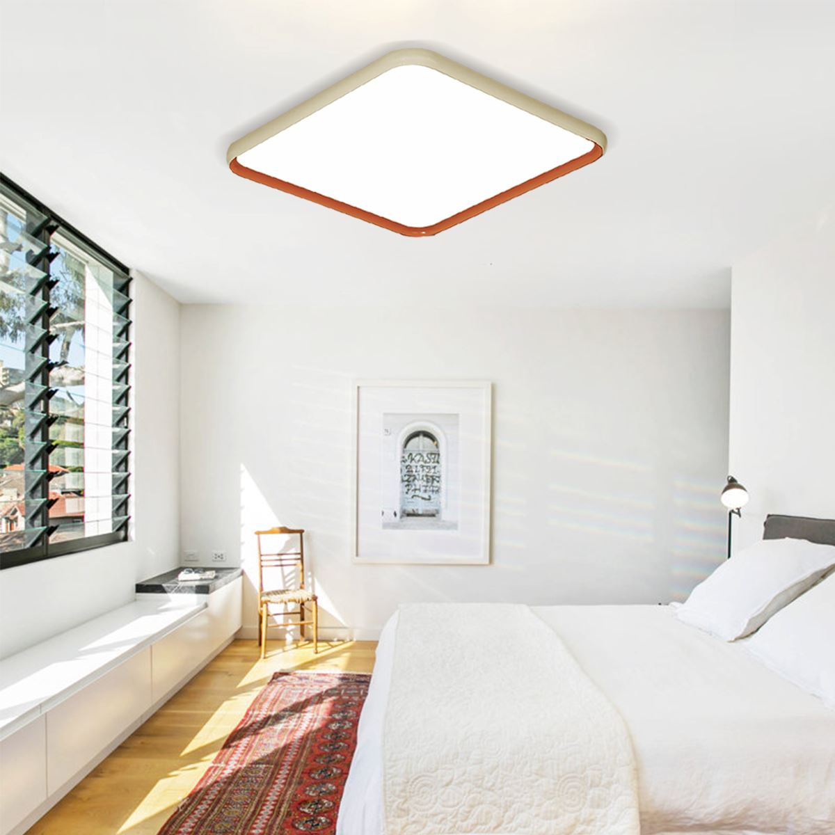 Modern Dimmable LED Flush Mount Ceiling Light – Available in 3 Sizes