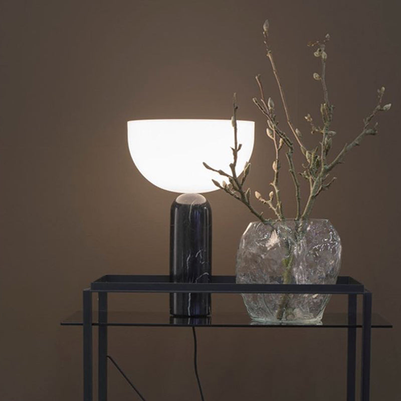 Modern Semi-Round LED Table Lamp