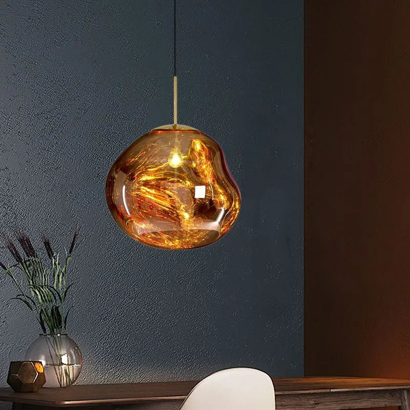 Melt-Style LED Pendant Light – Modern Indoor Ceiling Fixture