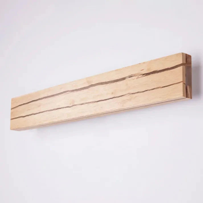 Wooden Wall Light with Crack Design