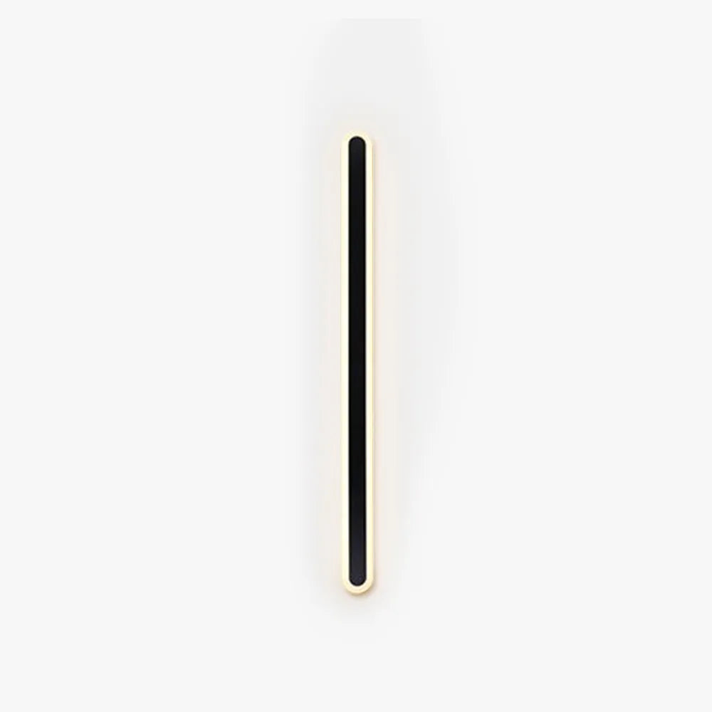 Modern Outdoor Wall Lamp – Linear Oval LED Light