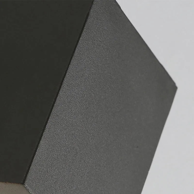 Black Minimalist Metal Outdoor Wall Light – Modern Light Fixture