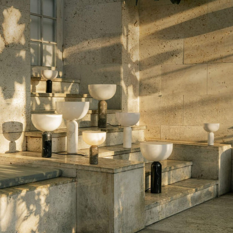 Modern Semi-Round LED Table Lamp