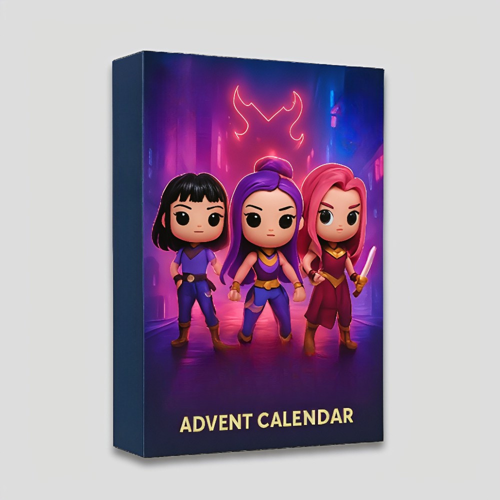 Pop-Culture Inspired Advent Calendar with 24 Mystery Collectibles