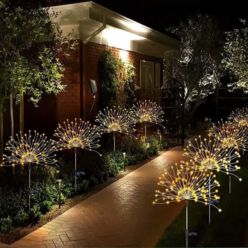 Solar Twinkling Fairy Lights with 8 Lighting Modes | Outdoor Christmas Light