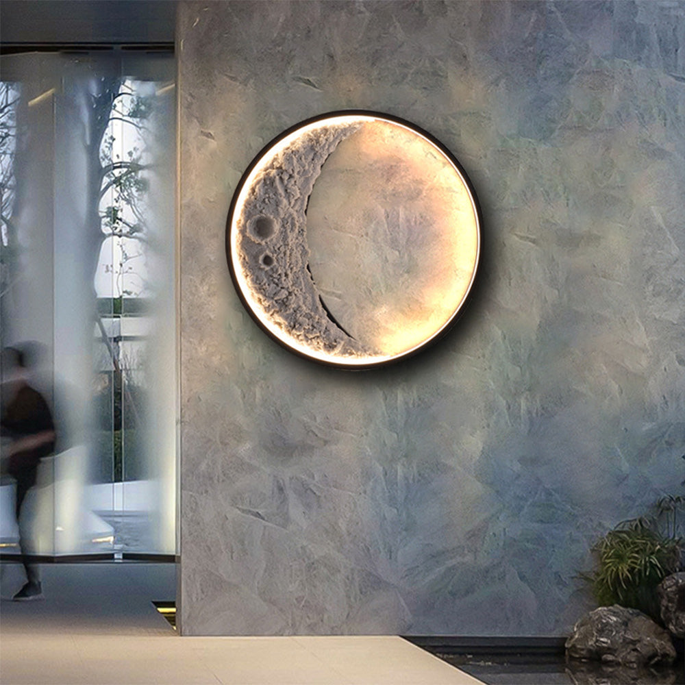 LED Realistic Moon Wall Lamp