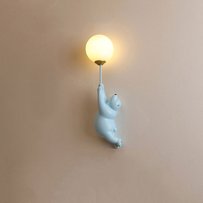 Bear Balloon Wall Sconce – Adorable Kids Room Light