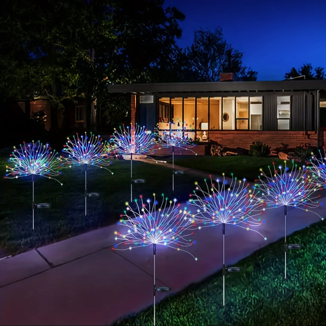 Solar Twinkling Fairy Lights with 8 Lighting Modes | Outdoor Christmas Light