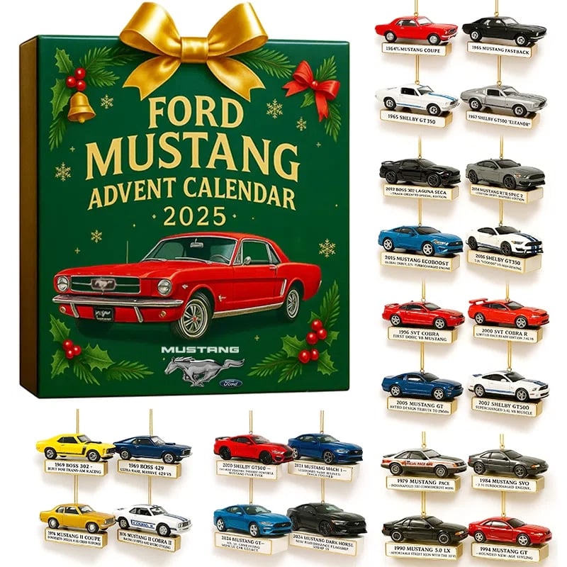 Retro Car Advent Calendar 2025 – 24 Car-Themed Gifts for Classic Car Fans