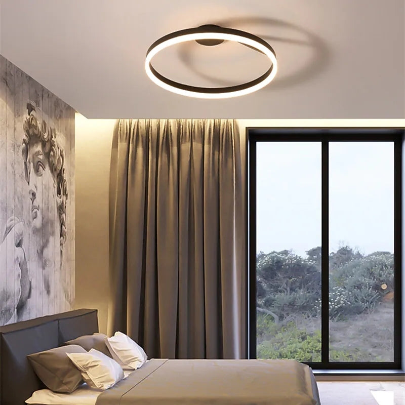 Modern Circle Flush Mount Ceiling Light – Stylish Lighting Fixture